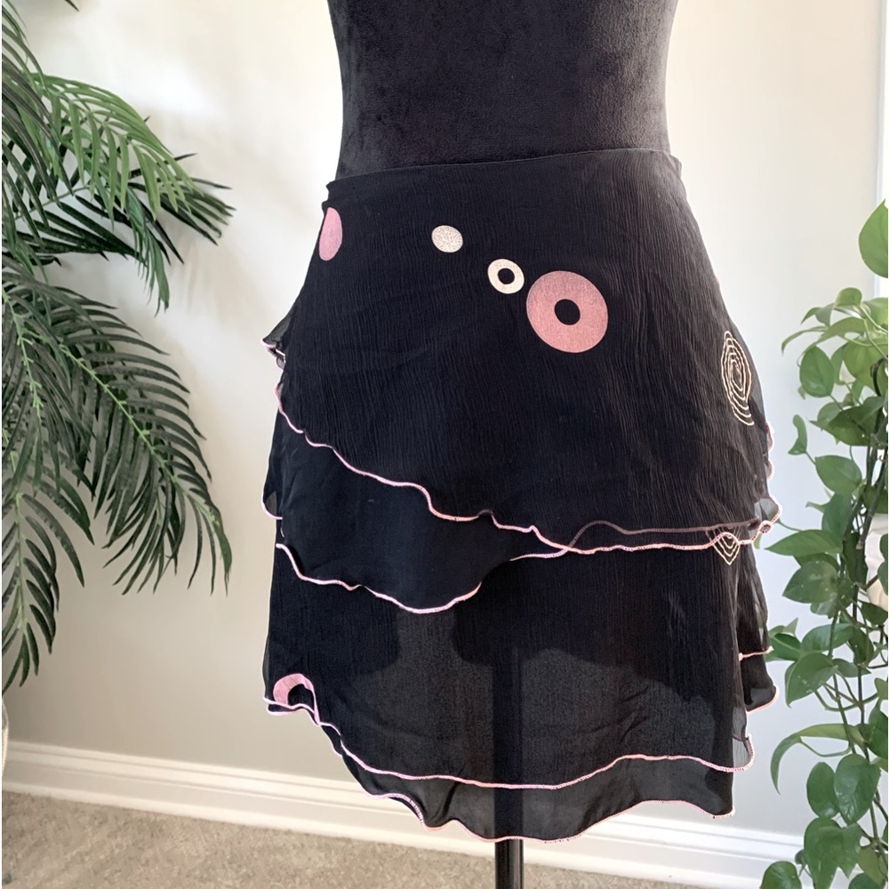 Women silk short skirt